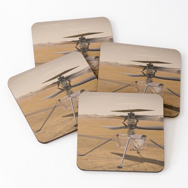 Item preview, STK204832S-The Ingenuity Mars helicopter on the Red Planet's surface. designed and sold by StocktrekImages.