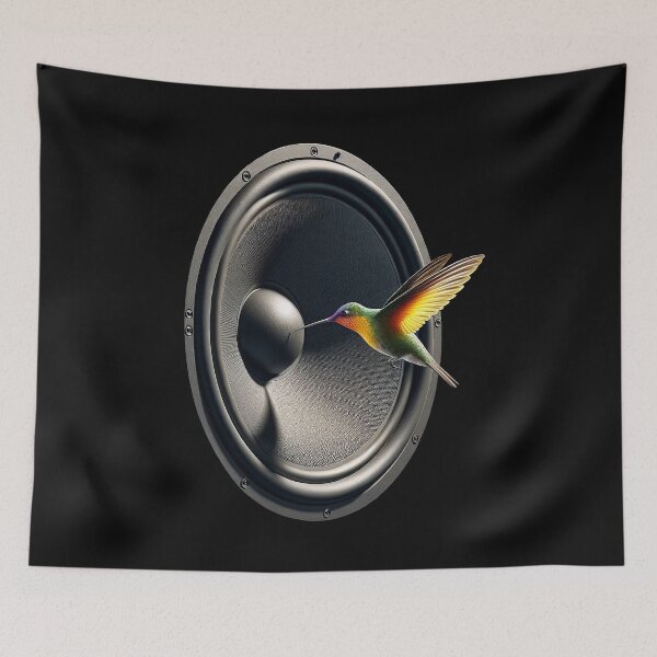 Item preview, Hummingbird drinks from a speaker - audio nectar designed and sold by Matthew Kinnersly.