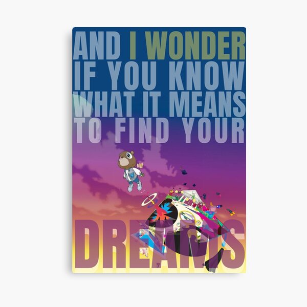 Kanye West Gold Digger Music Lyrics Print Canvas Poster Wall Art