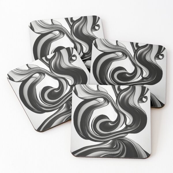 Item preview, black and white swirls designed and sold by MartaOlgaKlara.