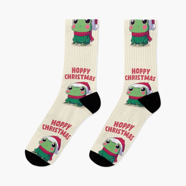 Item preview, Hoppy Christmas Frog designed and sold by KAI-Studio.