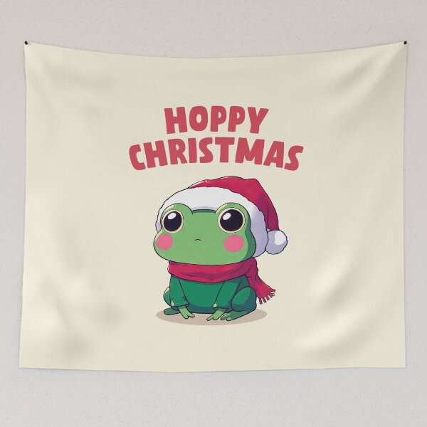 Item preview, Hoppy Christmas Frog designed and sold by KAI-Studio.