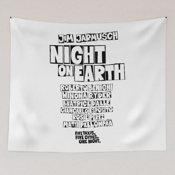 Item preview, Night on Earth Tribute - Cinematic Masterpiece Apparel with Jarmusch's Legendary Cast designed and sold by Boogosh.