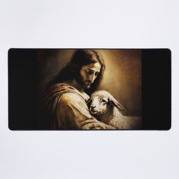 Item preview, Jesus as the lamb of God": Religious Art - Pencil Drawing Of Jesus designed and sold by Obinne.