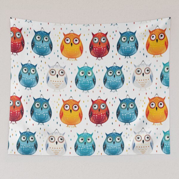 Item preview, Little cute owls for decorating your home and leisure designed and sold by VISIONARTIST.