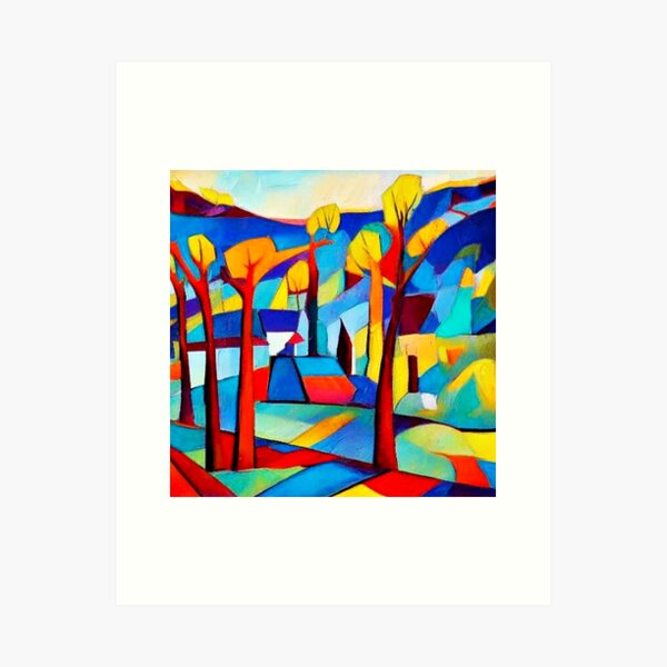 Item preview, Bare Trees in mountain valley 5 designed and sold by George Hutton Hunter.