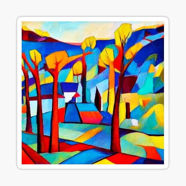 Item preview, Bare Trees in mountain valley 5 designed and sold by George Hutton Hunter.