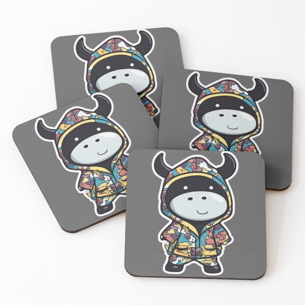 Item preview, cool hoodie cow, sticker #2 designed and sold by Woodoartdesign.