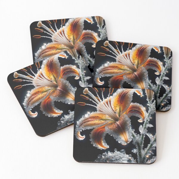 Item preview, Crystal orange lilly designed and sold by ArriesEcoArts.