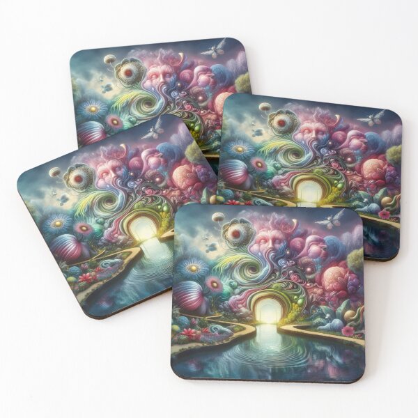 Item preview, Mystical Rivergate Surreal Art - home decor designed and sold by crea8iveway.
