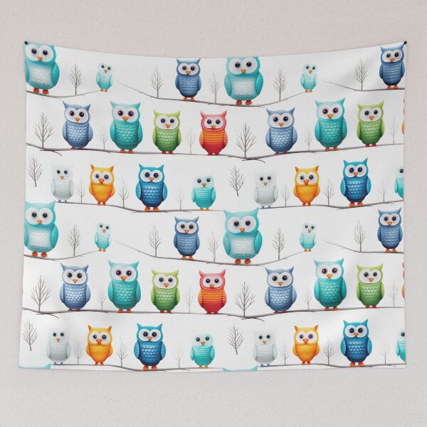 Item preview, Little cute owls for decorating your home and leisure designed and sold by VISIONARTIST.