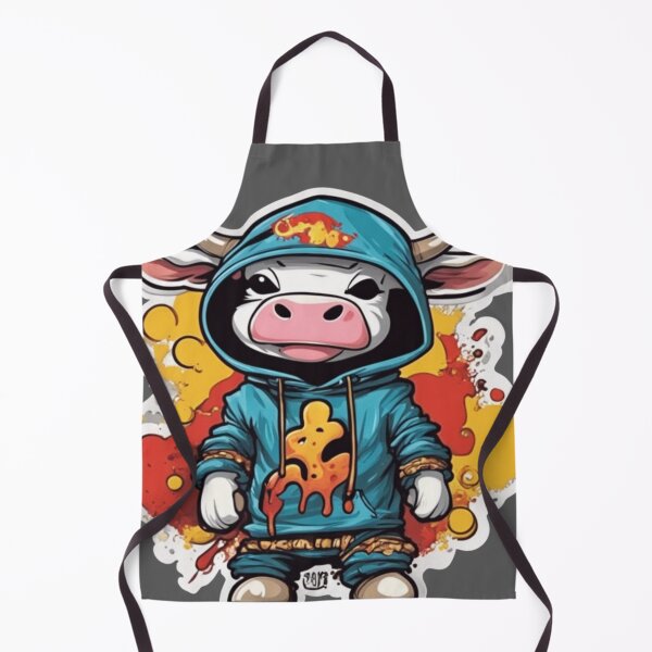 Item preview, cool hoodie cow, sticker #3 designed and sold by Woodoartdesign.