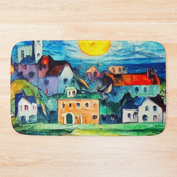 Item preview, Village on the coast 1 designed and sold by George Hutton Hunter.