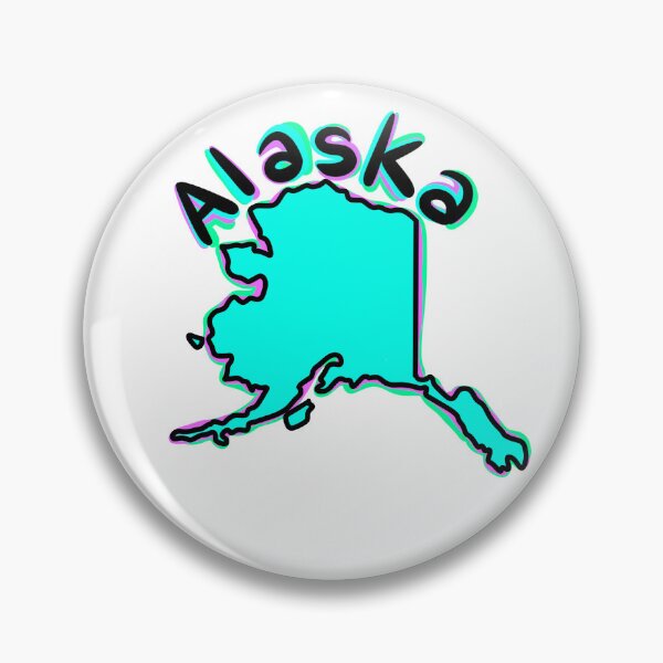 Item preview, Alaska map with names designed and sold by Maws25.
