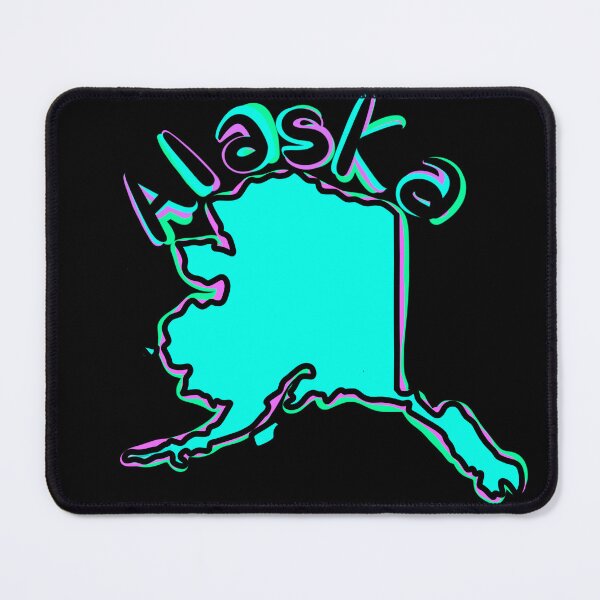 Item preview, Alaska map with names designed and sold by Maws25.