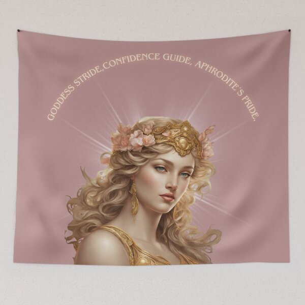Item preview, Aphrodite Greek Goddess of Love and Beauty Quote designed and sold by TheLocoShop.