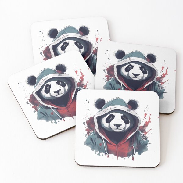 Item preview, cool hoodie panda, stickers designed and sold by Woodoartdesign.