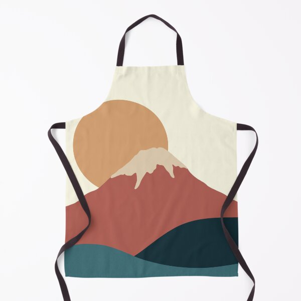Item preview, Mount Fuji Japan Art with Neutral Colors Sunset designed and sold by Anton Repetto.