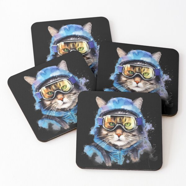 Item preview, Ski Cat in Ski Googles designed and sold by AnnaMDesign.