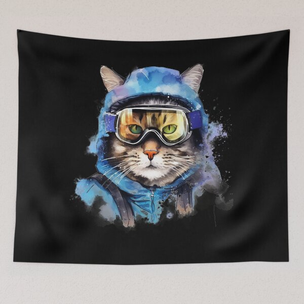 Item preview, Ski Cat in Ski Googles designed and sold by AnnaMDesign.