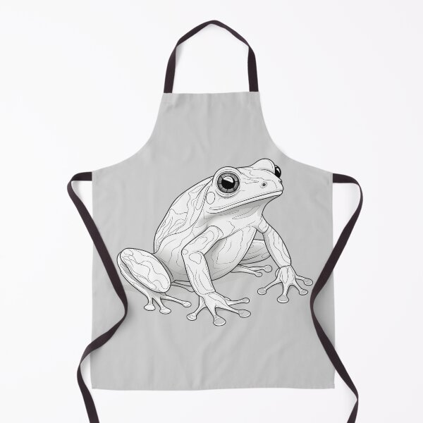 Item preview, White dart frog designed and sold by AiApparel24-art.