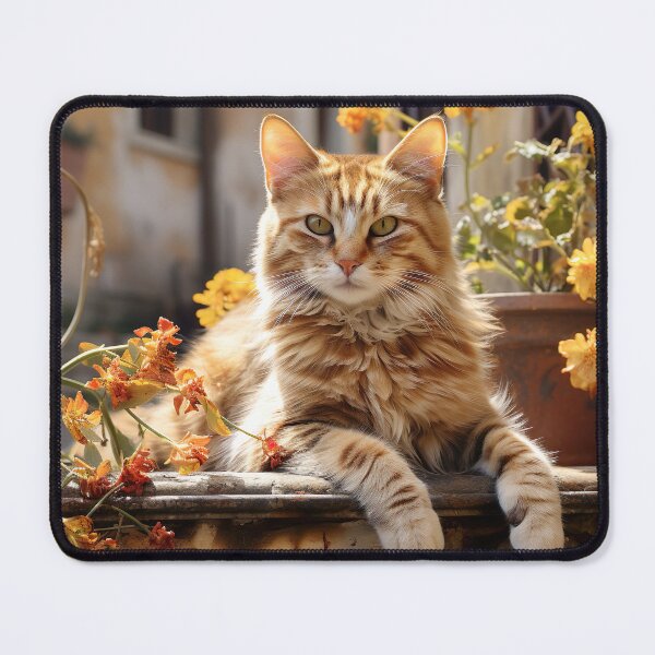 Item preview, Yellow Cat's Affection designed and sold by PixelPrisma.
