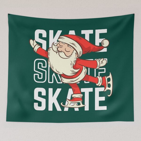 Item preview, Santa claus ice skating 2024  designed and sold by Lady-Frost.