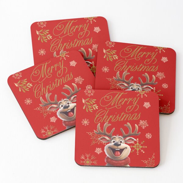 Item preview, Merry Christmas with Reindeer designed and sold by 2012DreamVision.