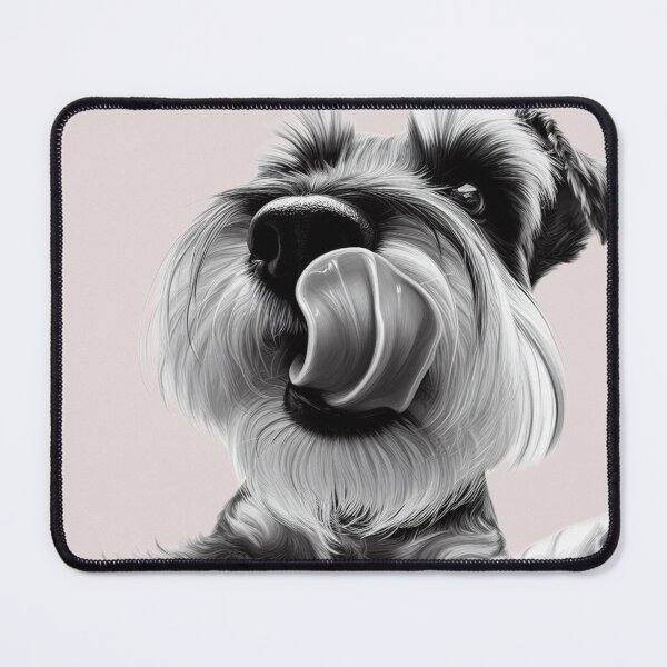 Item preview, Schnauzer Kisses designed and sold by barksandsqueaks.