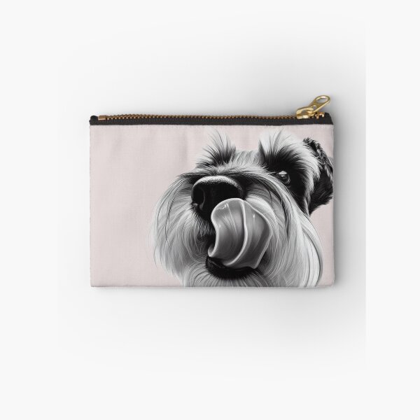 Item preview, Schnauzer Kisses designed and sold by barksandsqueaks.