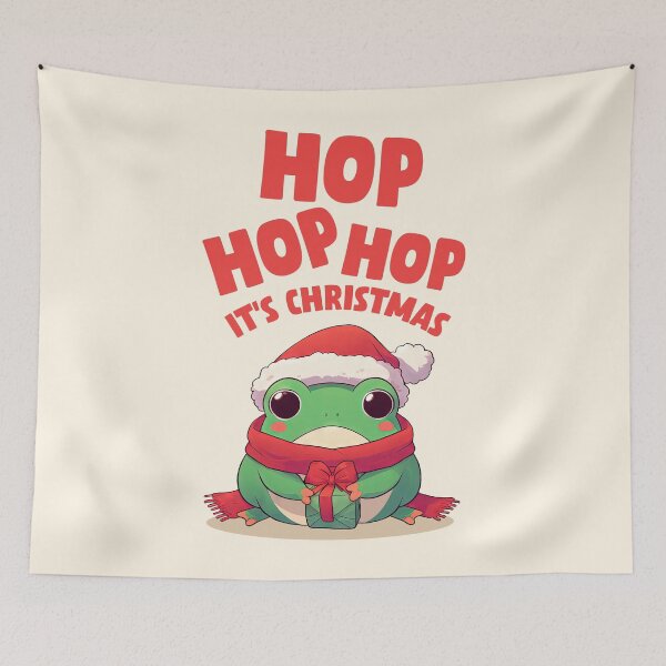 Item preview, Hop Hop Hop Christmas Frog designed and sold by KAI-Studio.