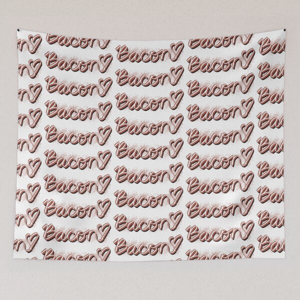 Item preview, Bacon Love - Hand-Lettered Design designed and sold by JillPillDesign.