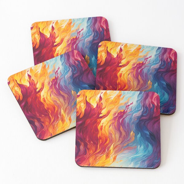 Item preview, Colorfull Flame pattern designed and sold by Sp3ctrumOfColor.