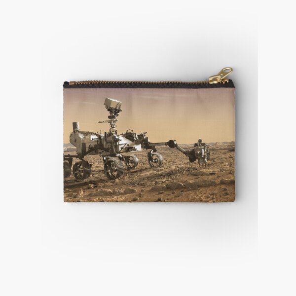 Item preview, STK204837S-The Perseverance rover studying rocks with its robotic arm.  designed and sold by StocktrekImages.