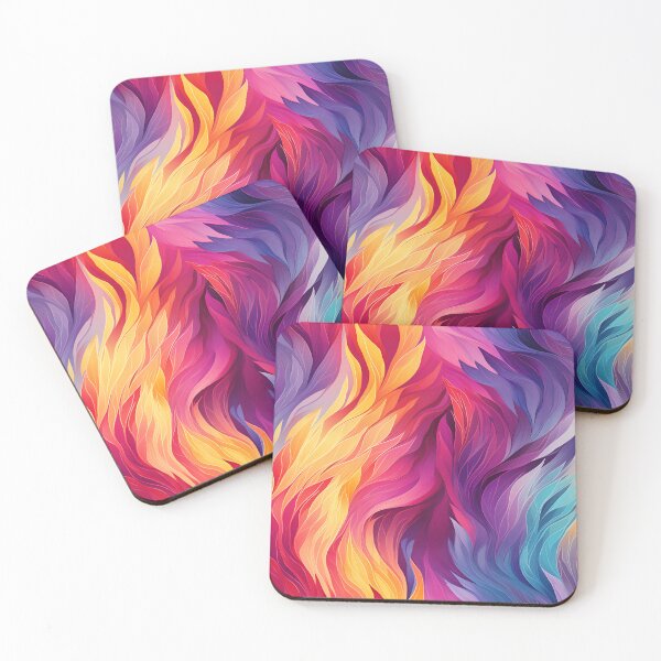 Item preview, Pastel Flames pattern designed and sold by Sp3ctrumOfColor.