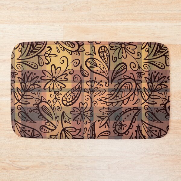 Item preview, Delicate Floral Plaid - Seamless Repeating Pattern Design designed and sold by OrangeMG.