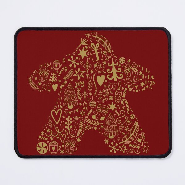 Item preview, Meeple Golden Christmas Mosaic designed and sold by EJTEV.