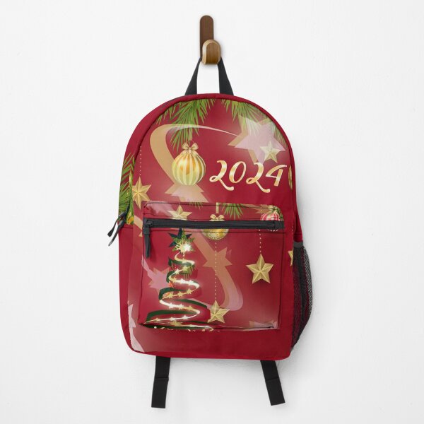 Item preview, Merry X'Mas 2024 Golden Red designed and sold by ShioriArt Design.
