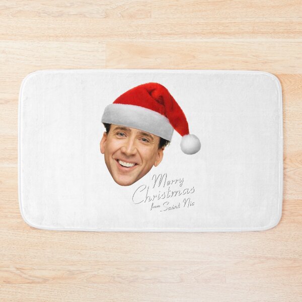 Item preview, Merry Christmas from St Nic-olas Cage designed and sold by ERNIEHERNANDEZ.
