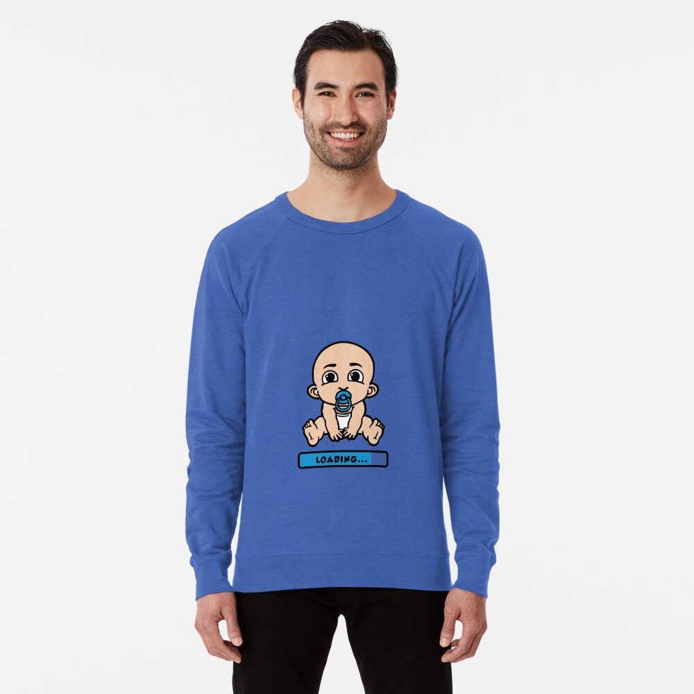 Baby Babe Bebe Bebe Loading Lightweight Sweatshirt By Huggymauve Redbubble