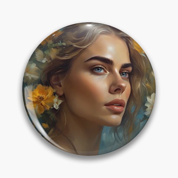 Item preview, Cara Delevingne with flowers designed and sold by bogfl.
