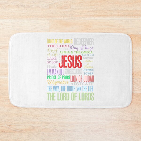 Item preview, Names of God Lord Jesus Christ - Bible Verse Christian Gifts Store designed and sold by ERNIEHERNANDEZ.