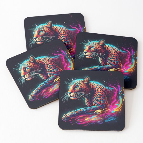 Artikelvorschau, Gepard-Neon-Kunst entworfen und verkauft von AstroRisq.