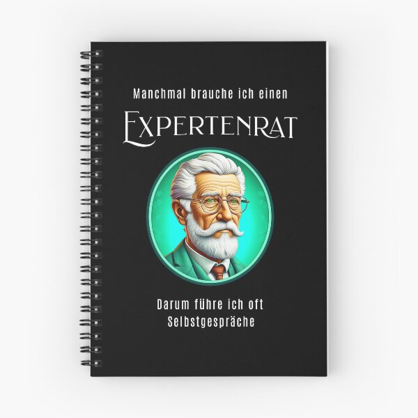 Item preview, Sometimes I need expert advice, so I often talk to myself, sayings in German - funny designed and sold by Pflugart.