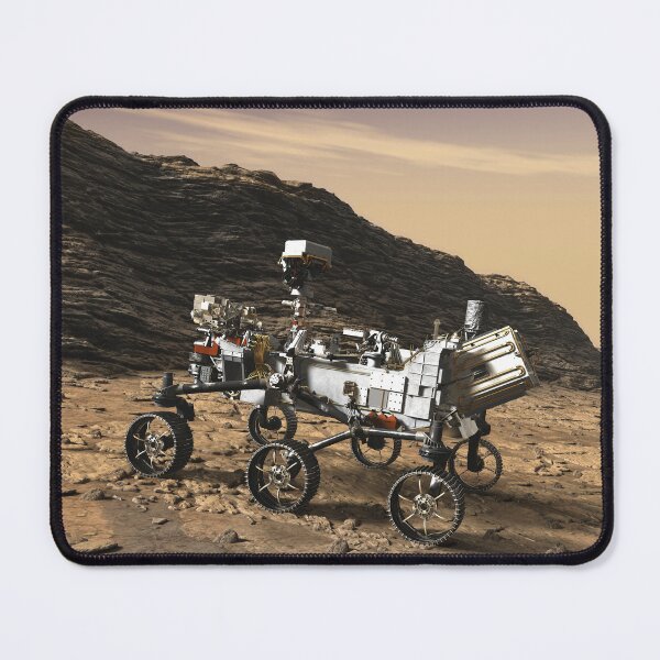 Item preview, STK204839S-The Perseverance rover studying an outcrop.  designed and sold by StocktrekImages.