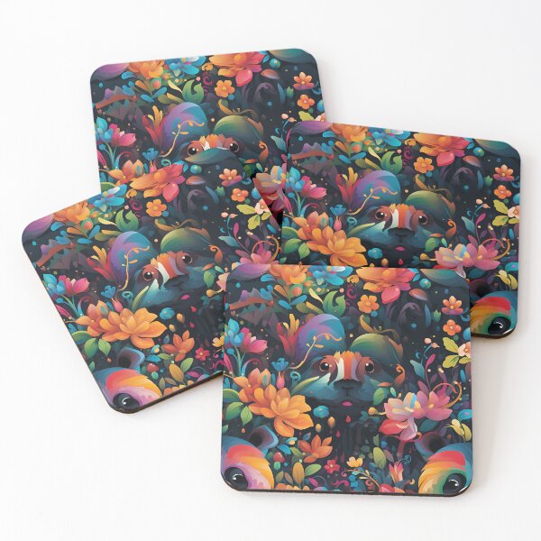 Item preview, Rainbow Beaver/Panda pattern designed and sold by Sp3ctrumOfColor.