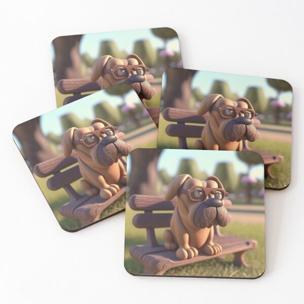 Item preview, Clay Dog At the Park 1 designed and sold by AstroRisq.