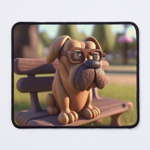 Item preview, Clay Dog At the Park 1 designed and sold by AstroRisq.