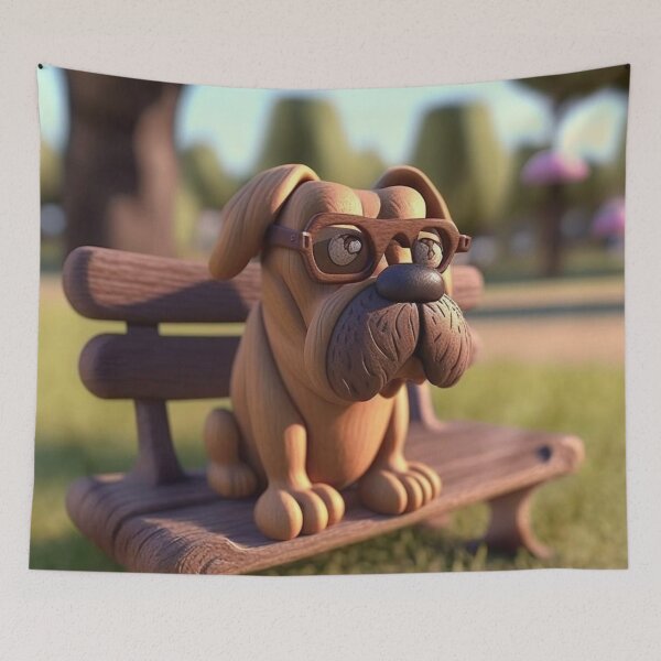 Item preview, Clay Dog At the Park 1 designed and sold by AstroRisq.