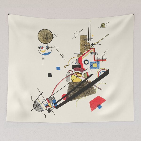 Artikelvorschau, HD. Froher Aufstieg, von Wassily Kandinsky entworfen und verkauft von MINDTHECHERRY.